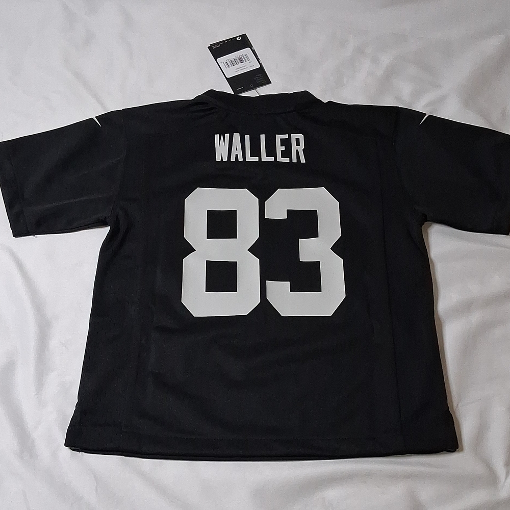 Nike Youth Oakland Raiders Football Jersey with Waller #83 - Picture 2 of 4